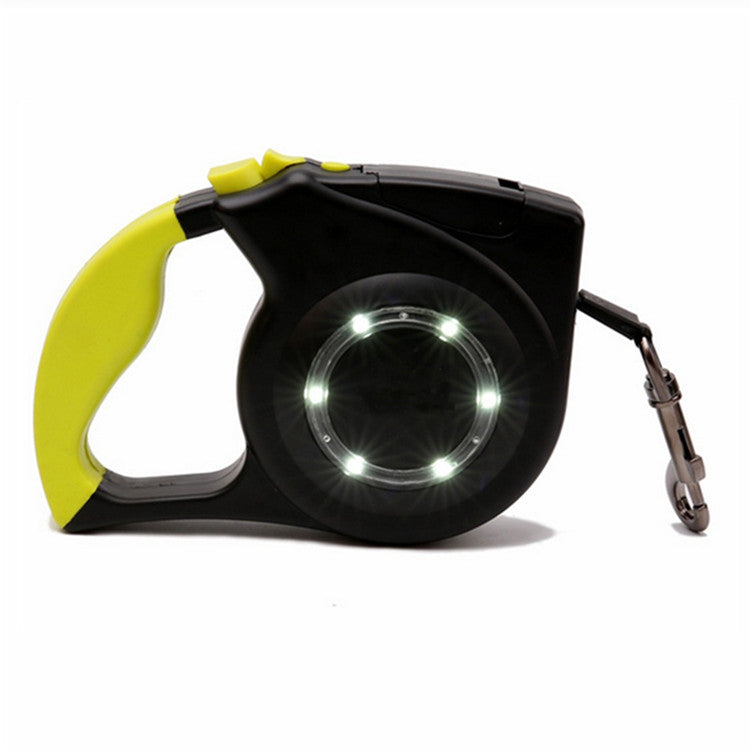 Retractable Dog Leash with Tethering Rope