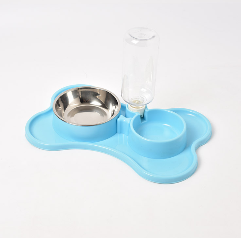 Automatic Dog Water Dispenser with Double Bowls
