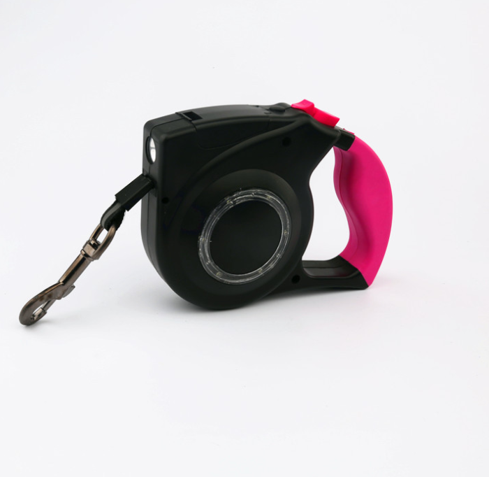 Retractable Dog Leash with Tethering Rope