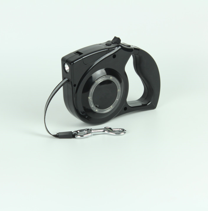 Retractable Dog Leash with Tethering Rope