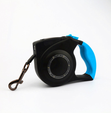 Retractable Dog Leash with Tethering Rope